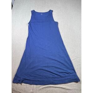 Horny Toad Women’s Medium Blue Knit Sleeveless Sports Casual Tank Sundress Eco